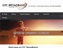 Tablet Screenshot of gtcbroadband.net